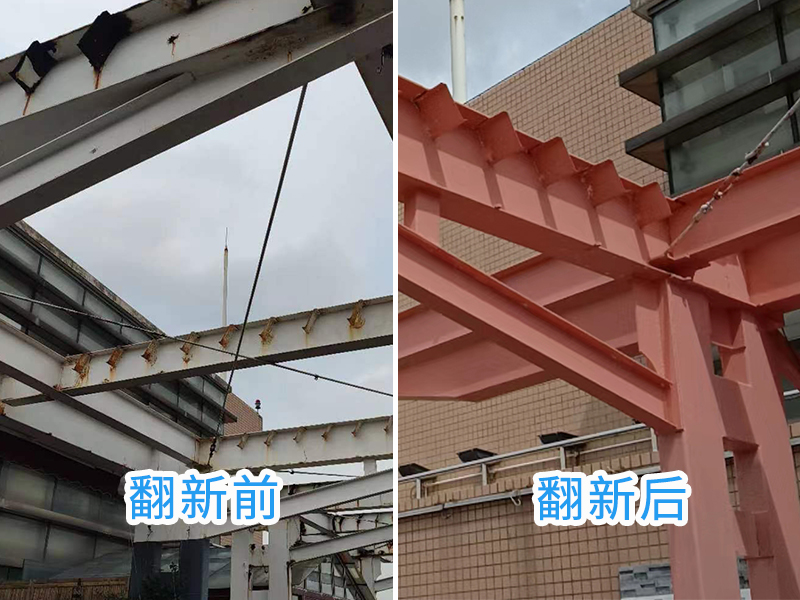 上海東南華庭鋼結(jié)構(gòu)欄桿